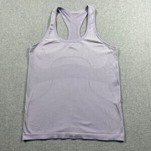 Lululemon Swiftly Tech Tank Lavender Hip Length Size 10 EUC